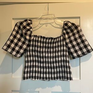 Shein Plaid Top Size 0XL